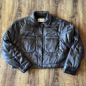 Steve Madden Black Semi Puffer Jacket Size Small